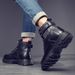 European Warm Series High Top British Style Work Boots Outdoor Mid-Top Men's Autumn Martin Shoes Versatile Trendy Height Increasing_vogvips.com