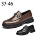 Product Men's Leather Shoes Pattern Thick Sole Heightened Soft Sole Middle-aged Casual Leather Shoes Leather Shoes Men_vogvips.com