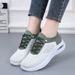 Cross-Border Hot-Selling Thick-Soled Sports Casual Women, Flyknit Breathable Mesh Air-Shake Shoes, Trendy New Export_vogvips.com