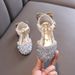 New Small Big Child Girl Princess Baby Single Shoe Sandals Dance Performance Shoes_vogvips.com