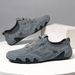 Breathable Men's Casual Sports Shoes Large Size Sewn Leather Mesh Shoes Korean Version Trendy Men's Shoes_vogvips.com