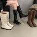 2024 Low Chunky Heel Long Women Round Toe Fashion Over-the-Knee High Straight Tube Riding Boots_vogvips.com