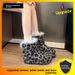 5cm Height Increasing Furry Snow For Women Thick Sole 2025 Winter New Niche Cotton Shoes Warm Fleece Short Boots_vogvips.com