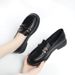 Spring And Autumn Style Small 2023 New Leather Soft Sole Mom Low Heel Single Loafers Middle-aged Women's Shoes_vogvips.com