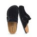 Smile Popcorn Genuine Suede Clogs For Women Cork Footbed Leather Mules Slip On With Comfort Memory Foam And Adjustable_vogvips.com