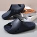 Large Bathroom, Home, Men's Non Slip Feet, Fat Wide, High-end Odorless EVA Soft Sole, Comfortable And Simple Slippers_vogvips.com
