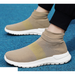 Large Size 47 New Lightweight Slip-on Loafers For Foreign Trade, Breathable Shock-absorbing Sock Sh, Couple's Mesh_vogvips.com