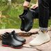 Voyage Free Shipping Cross-Border New Fashion Short Tube Water Shoes Outdoor Waterproof Non-Slip Kitchen Fleece-Lined Rain_vogvips.com