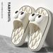 Couple Style Spring And Summer Large-Eye Cute Cartoon Eva Comfortable Thick-Soled Slippers For Home, Bathroom, Outdoor,_vogvips.com