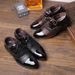 Men's Leather Dress Shoes Comfortable Breathable Non-slip Work Shoes_vogvips.com
