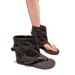 2025 Summer New Export Roman With Wide Legs, Retro Flat Heel High-Top Sandals, Short Boots For Women_vogvips.com