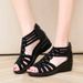 Women's Shoes, Wedge Heel 2025 Summer New High Heels, Anti Slip Breathable Sandals, Women's Fashion Trend_vogvips.com