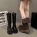 British Style Thick-Soled Height-Increasing Slimming Over-the-Knee Long Women, New Autumn And Winter Two-Way Wear_vogvips.com