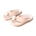 Women's Thick-soled Bread Flip-flops For New Style Flip-flops Cloud Slippers Flip-flops Lazy Outdoor Wear Bread Sandals_vogvips.com