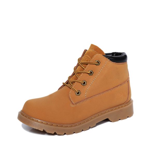 Women's Genuine Leather Suede Martin Boots With Fleece Lining, Chunky Rubber Sole, Round Toe, Low Heel, Slip-Resistant, All-Season Comfort_vogvips.com