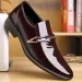 Trendy Business Dress British Pointed Toe Hooded Men's Leather Shoes Free Of Shipping 456_vogvips.com