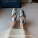 2025 New French Style Hidden Wedge Half Slippers For Women Summer Outdoor Closed-Toe Sandals Flat Mary Jane Shoes_vogvips.com