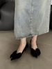 French Pointed Shallow Mouth 2025 New Autumn Bow Thin Heel High Heels, One Foot Work Women's Single Shoes_vogvips.com
