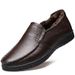 New 2022 Breathable Casual Leather Men's Shoes Versatile Cow Leather Breathable Shoes For Driving 8823_vogvips.com