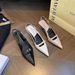 New Fashion Niche Temperament Pointed Thin Heel Closed Toe Women Versatile Sandals Single Shoes_vogvips.com