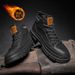 European Warm Series Autumn Winter Martin Fashion New British Style Leather Fleece-Lined Warm Short Sports Workwear Trendy Men's Boots_vogvips.com