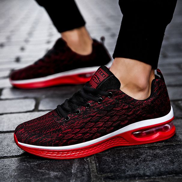 Men's Breathable Sports Shoes, Men's Running Shoes, Running Shoes, Men's Air Cushion Shoes, Travel Shoes_vogvips.com