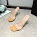 2025 Spring/Summer New Transparent Open Toe Slippery High Heels_vogvips.com