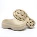 Women' Slipper Minimalit Non Slip Platform 5CM Thick Chef Shoe Men Indoor Outdoor Beach Garden Fahion Couple_vogvips.com