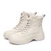 Versatile Thick-Soled Martin Boots For Women 2025 Autumn New Versatile Platform Casual Ankle Boots Non-Slip Elegant Boots_vogvips.com