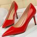 BIGTREE Shoes Glossy Patent Leather Women's Pumps Professional OL High Heels Stiletto Ladies Shoes Plus Size 43 All-match Heels_vogvips.com