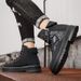 Autumn New Men' High-top Martin Work Boot Britih Style Korean Verion Veratile Motorcycle Outdoor Caual Trendy_vogvips.com