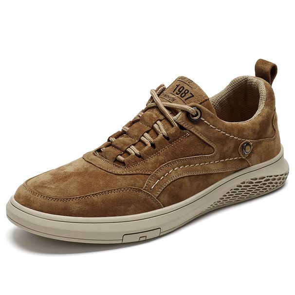 Luxury Men Casual Shoes Pig Skin Flat Men Sneakers Genuine Leather Business Running Shoes For Men Autumn 2024 New Tennis Shoes_vogvips.com