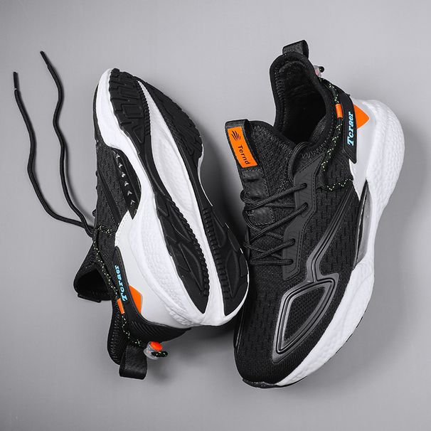 Popular Live-Streaming Sneakers For Men, Fly-Knit Breathable Casual New Spring-Summer FashiNew Shoes, Versatile Trendy_vogvips.com