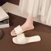 2026 New Fashionable Versatile Flat Sandals For Women, Comfortable Casual Beach Non-Slip Slippers_vogvips.com