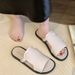 Elegant Minimalist Women's Summer Slides - Comfortable Thick Sole Non-Slip Outdoor Beach Sandals For Daily Wear_vogvips.com