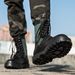 Leather Martin Boots Men's Leather Boots Medium And High Top Large Size Boots Martin Shoes Combat Boots_vogvips.com
