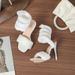 2026 New European American Style White Furry Twisted Thin Heel High-Heeled Sandals For Women, Open-Toed, Fashionable And_vogvips.com