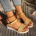 2026 New Large Size Shoes For Export, Summer Casual Sandals, Slippers, European And American Style Wedge Heel Thick Sole_vogvips.com