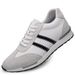 Casual Heightening Men's Shoes Sports Color Matching Striped Suede Soft-soled Shoes_vogvips.com