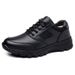 New Platform Cow Leather Casual Sneakers For Men Designer Autumn Winter Cotton Black Outdoor Men's Sports Shoes Zapatos Hombre_vogvips.com