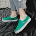 White Canvas Women Couple Slip On Flat Comfortable Casual Fashion Platform Ladies Vulcanized Shoes Atillas Mujer 240607_vogvips.com