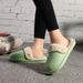 Detachable Cotton Women Outdoor Waterproof Warm Indoor Couple Home Washable Slippers For Men Winter_vogvips.com