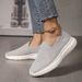 New Style One Foot Push Fit Lazy Spring And Autumn Casual Women's Mom's Shoes, Low Top Flat Bottomed Hiking Shoes 2Df_vogvips.com