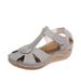 Plus Size Closed Toe Wedge For Women 2023 New Arrival Fashion Casual Hot Sandals_vogvips.com
