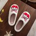 Women's Cozy Fluffy Slippers With Bow And Cherry Print, Non-Slip Indoor House Shoes, Warm Winter Fuzzy Slides For Home Comfort Winter Plush Slippers_vogvips.com