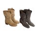 Grape Mom~ Same Style Pile For Women 2025 Autumn V-Cut Melad Western Cowboy Chunky Heel Short Martin Boots_vogvips.com