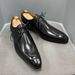 Leather Business Casual Men's Derby Color Block Low-top Lace-up Single Shoes_vogvips.com