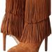 European And American Hot-Selling Tassel High Heel Short Autumn Winter Handmade Women's Pointed Toe Stiletto Ankle Boots_vogvips.com