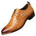 Autumn Cross-Border Large Size Formal Men's Business Casual Lace-Up Pointed Low-Cut Single Leather Shoes_vogvips.com