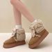 Women's Shoes Versatile Cotton Shoes For Women, New Winter Style, Niche Design, Thick Soled, Warm, Furry Boots For Women._vogvips.com